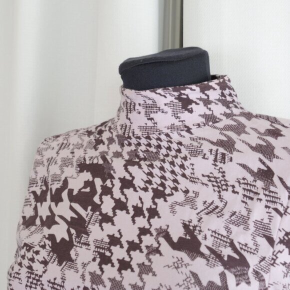 NWT Anthropologie Maeve Lilac Purple Print Turtleneck Sz M - Picture 5 of 7